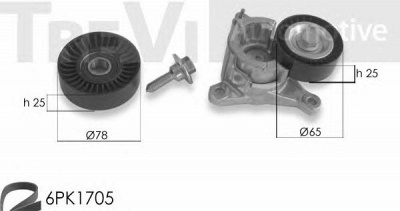 TREVI AUTOMOTIVE ka1030 -  Поликлиновой ременный комплект